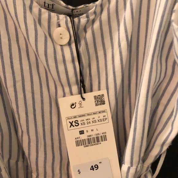 ZARA Lace Striped Sundress - Picture 2 of 3